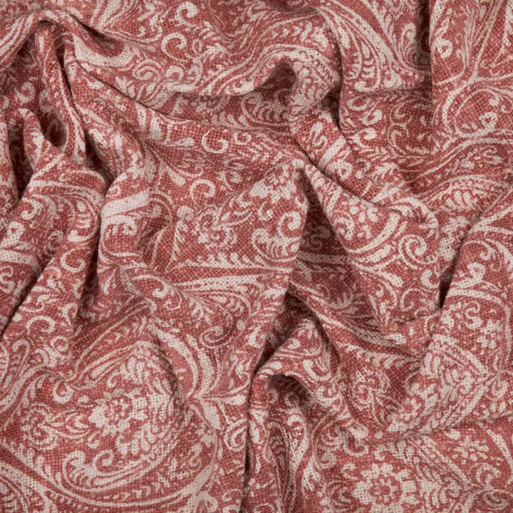 Durelle Printed Throw Coral.
