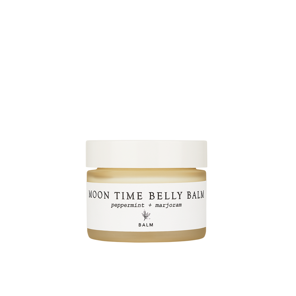 Moon Time Belly Balm cramp and period pain relief.