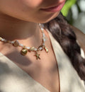 18ct Gold Plated Shell Necklace 