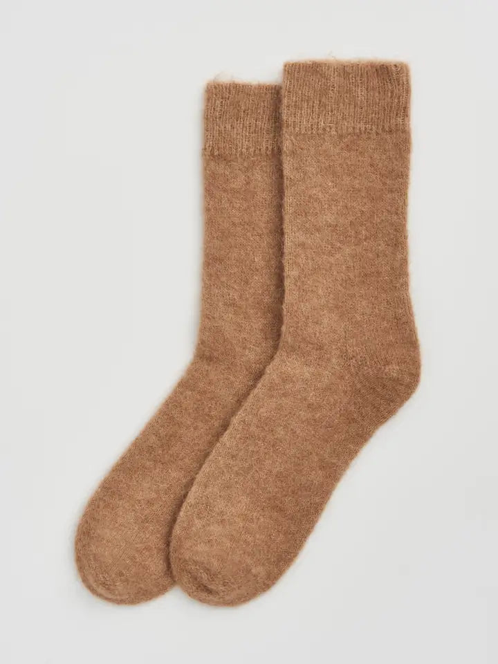 Ultra Soft Alpaca Bed Socks.
