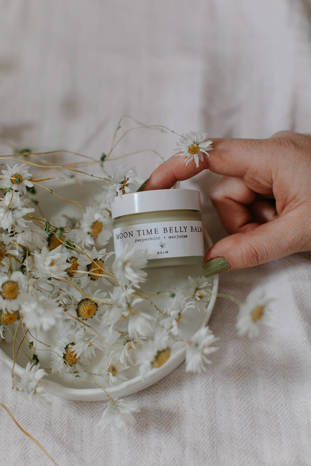 Moon Time Belly Balm cramp and period pain relief.