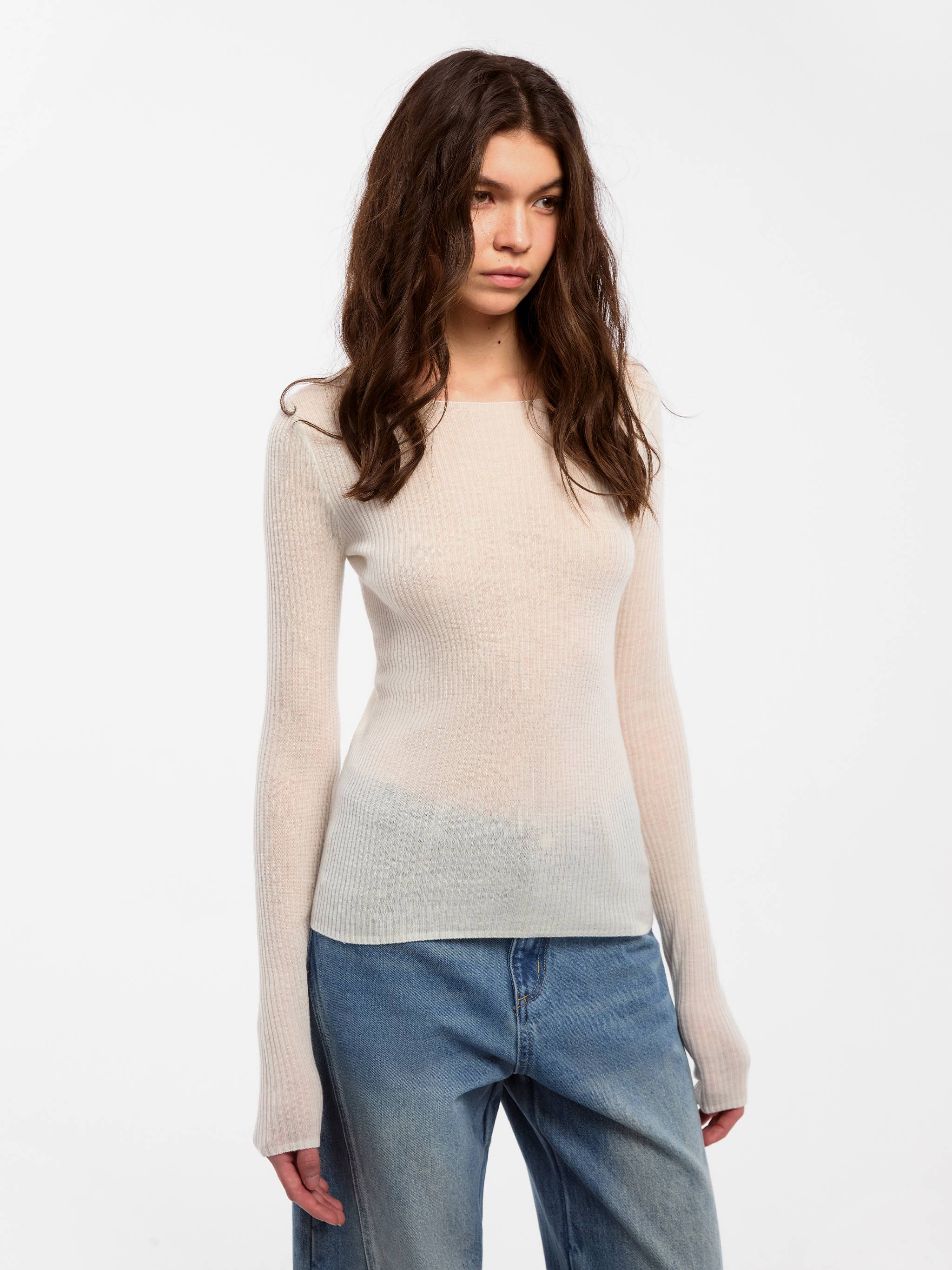 Aura Wool Top ♡ By CUBIC.
