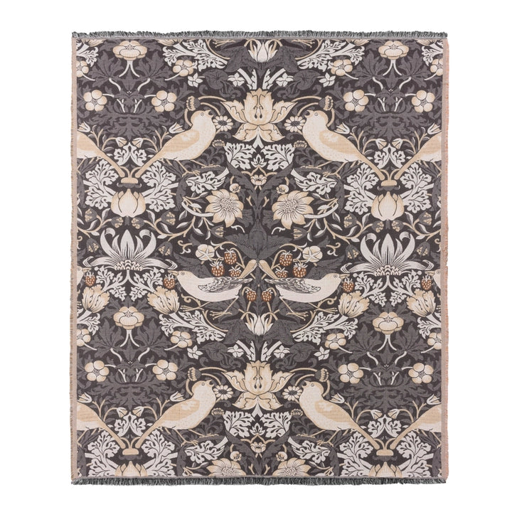 Strawberry Thief Jacquard Throw.